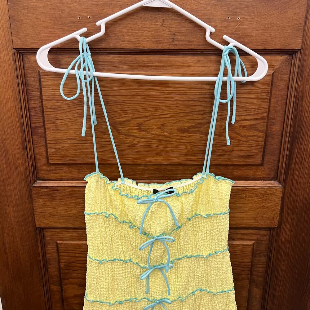 Majorelle Mathilda mini dress in Lemon Yellow NWT's sz XS Women's $188 - Picture 2 of 11
